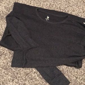 Men’s dark gray long sleeve thermal - EUC